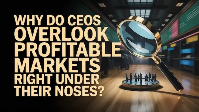 Why do CEOS Overlook profitable markets right under their noses?