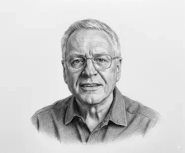 Pencil Drawing of David White