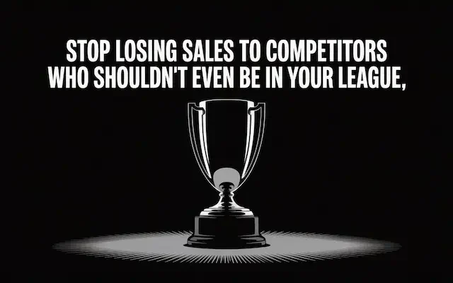 STOP Losing Sales to Competitors Who Shouldn't Even Be in Your League