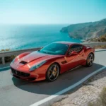 Gleaming Red Farrari