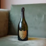 A bottle of Dom Perinon champagne
