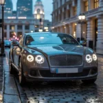 Sleek Dark Grey Bentley Continental