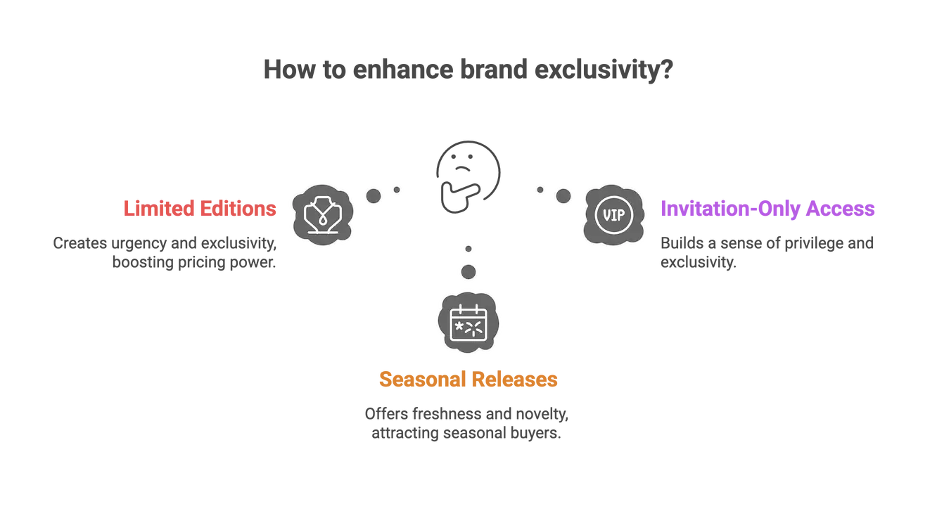 enhance brand exclusivity